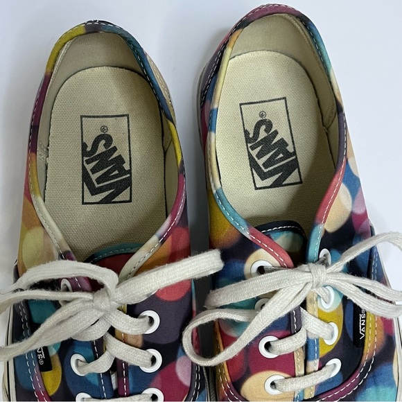 Vans Off the Wall Flashing Lights Multicolor Canvas Sneakers Women's Size 7 - Picture 3 of 13